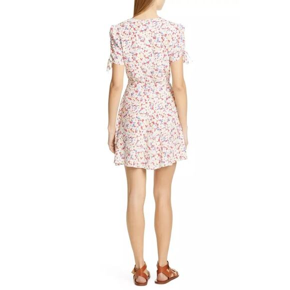 POLO Ralph Lauren Floral Crepe Wrap Dress Sz 4 - Picture 5 of 10